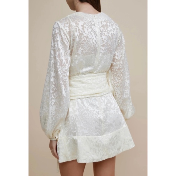 Cream Burling Dress - Picture 3 of 6